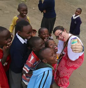 Allison Amodie and Lasallians