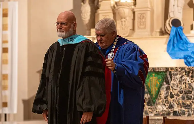 Saint Mary’s College of California Honors Brother George Van Grieken at Convocation