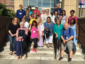 LSJI 2016 participants at the St. Paul Police Department