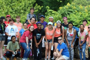 Participants of the Midwest District Lasallian Youth Gathering. Courtesy Christian Brothers University 